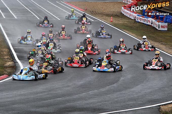 Gigantische strijd bij eerste Rotax Max Euro Challenge in Salbris